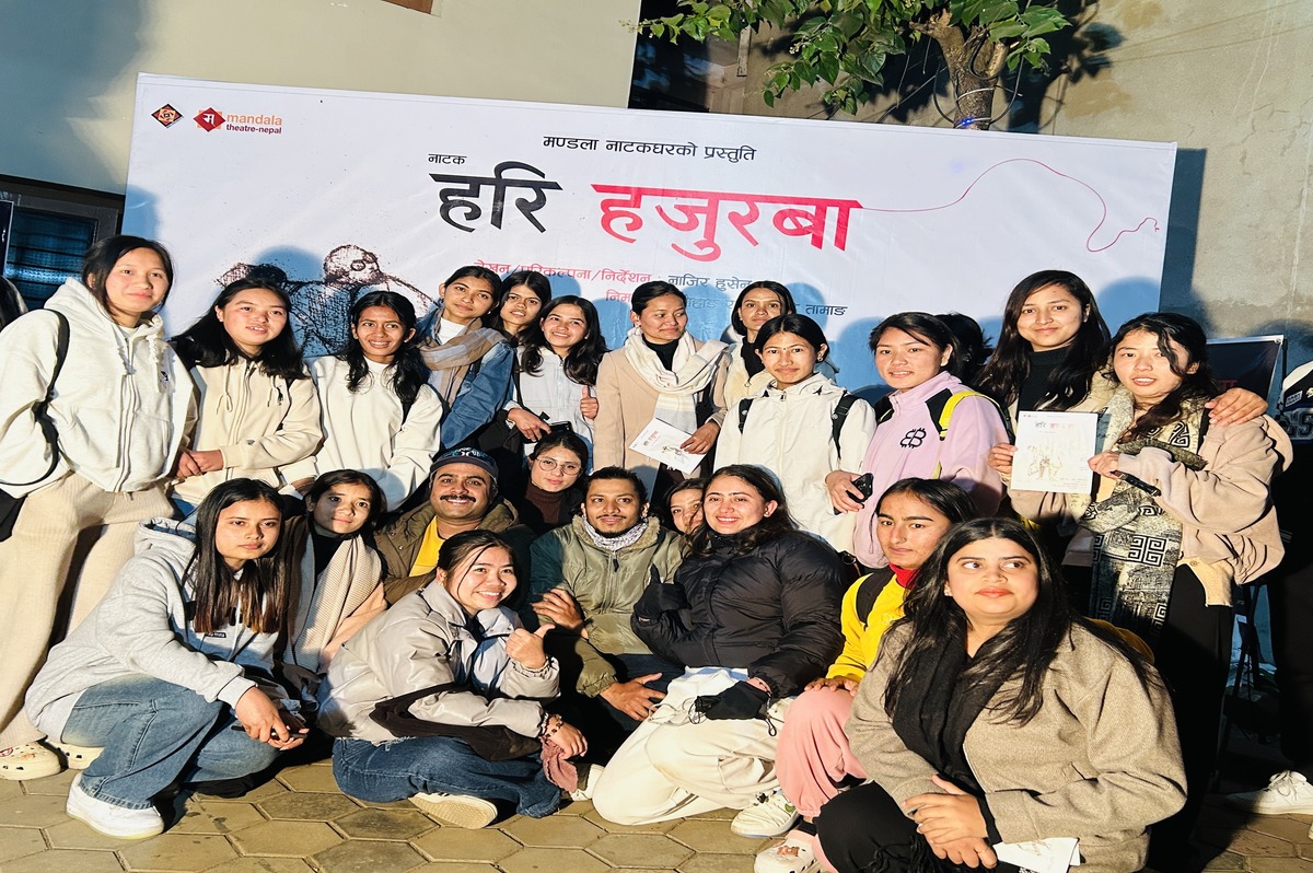 A day at the theatre: panacea students experience “hari hajurba” play